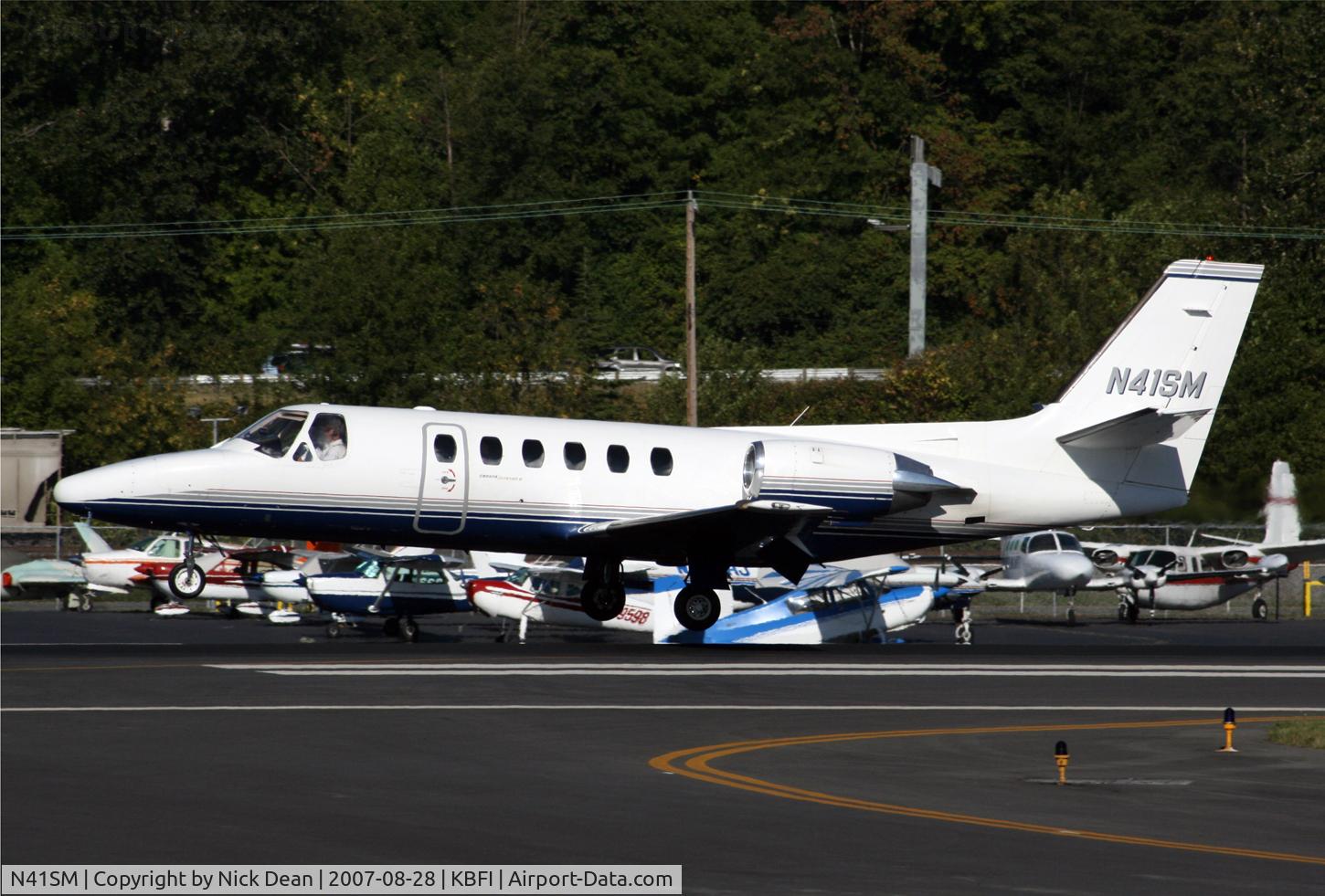 N41SM, 1981 Cessna 550 Citation II C/N 550-0231, KBFI