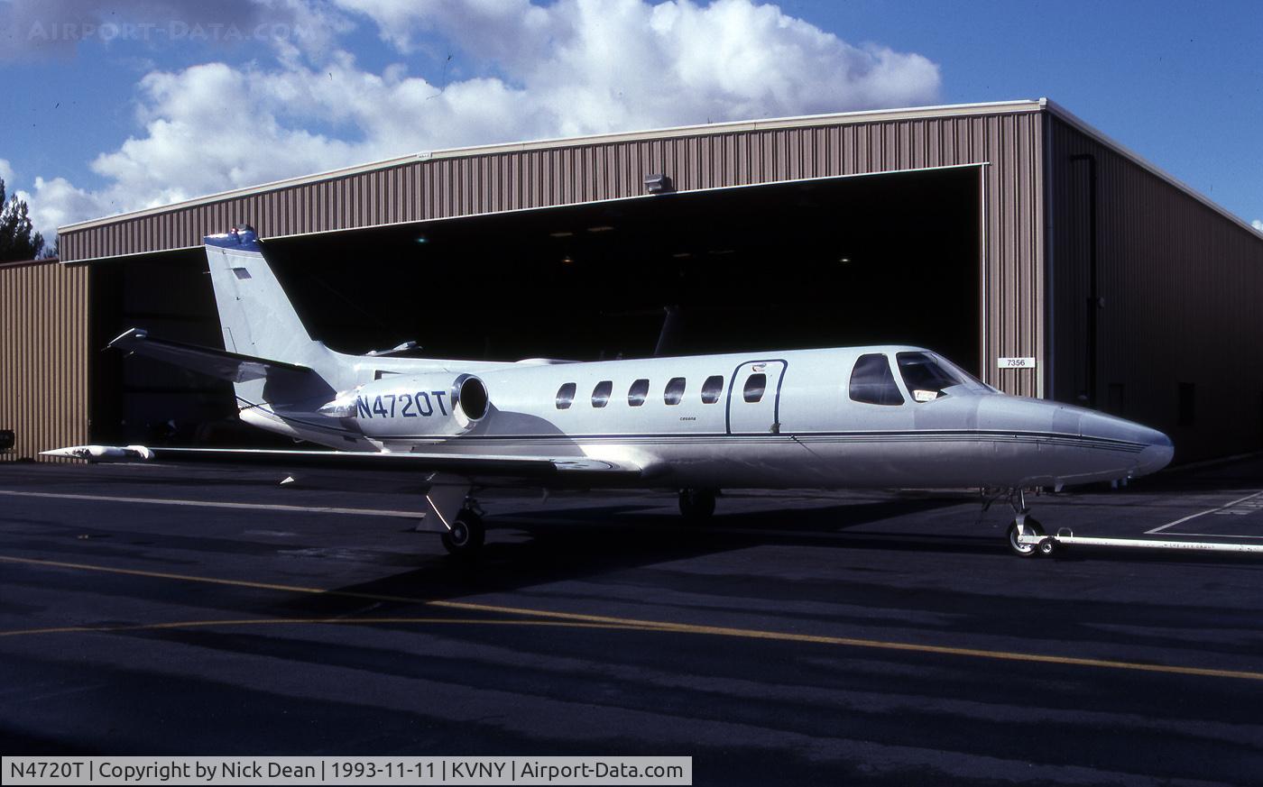 N4720T, 1981 Cessna 550 Citation II C/N 550-0239, KVNY