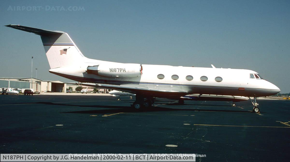 N187PH, 1978 Grumman G-1159 Gulfstream II C/N 218, at Boca Raton