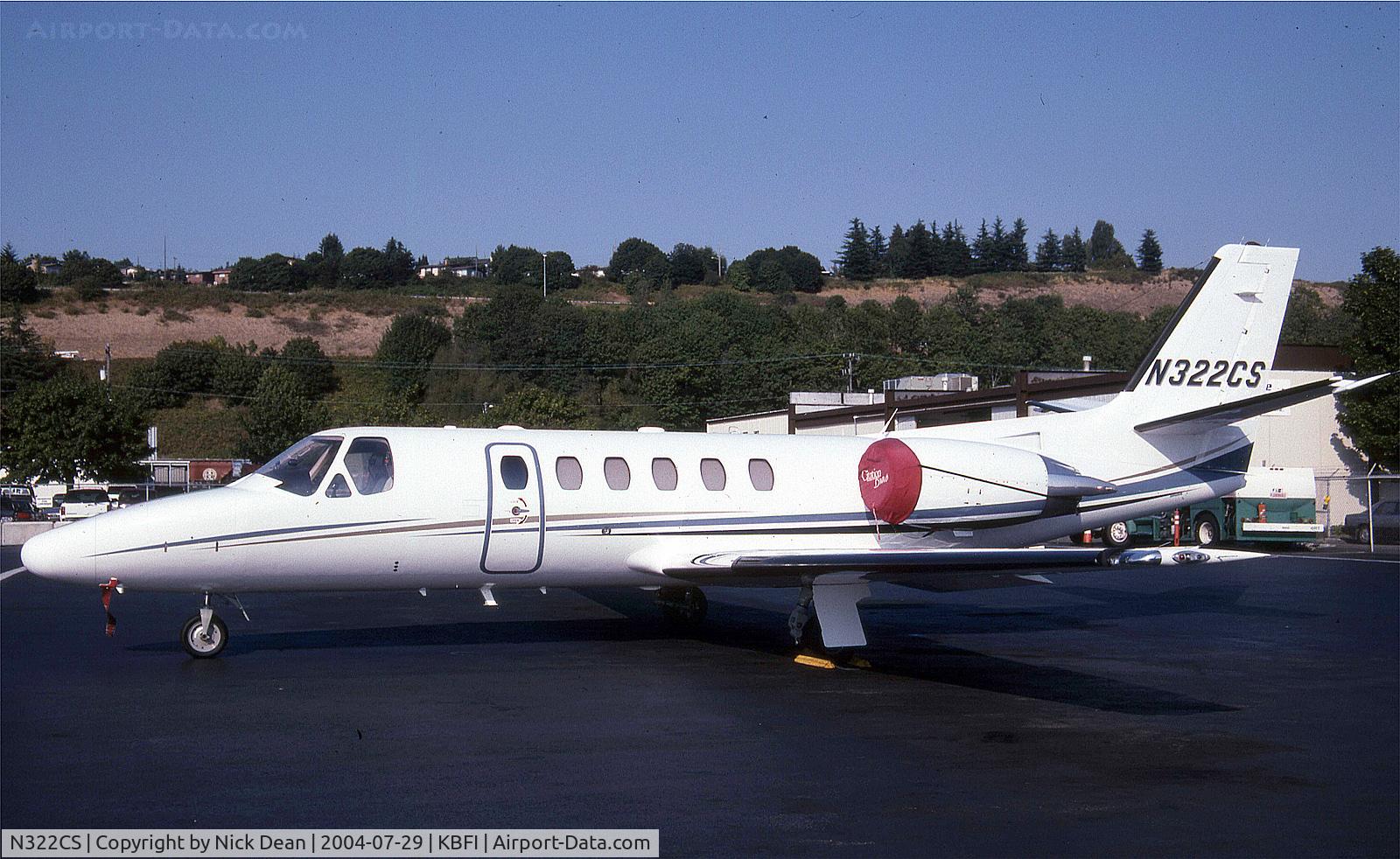 N322CS, 2003 Cessna 550 Citation Bravo C/N 550-1052, KBFI