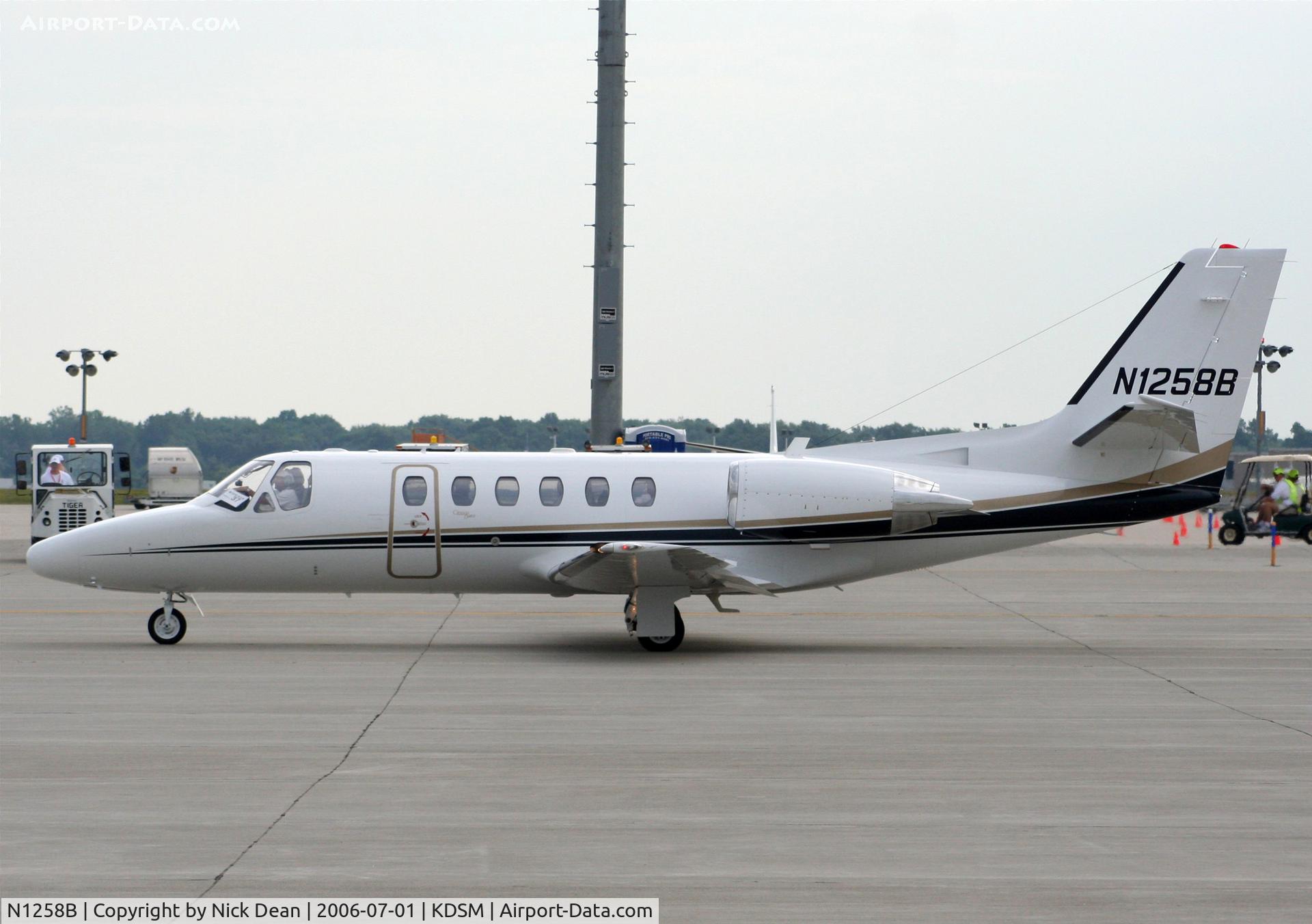N1258B, 2002 Cessna 550 Citation Bravo C/N 550-1037, KDSM