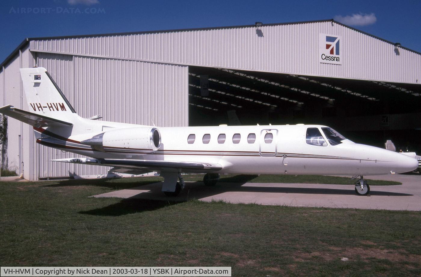 VH-HVM, 2001 Cessna 550 Citation Bravo C/N 550-0984, YSBK