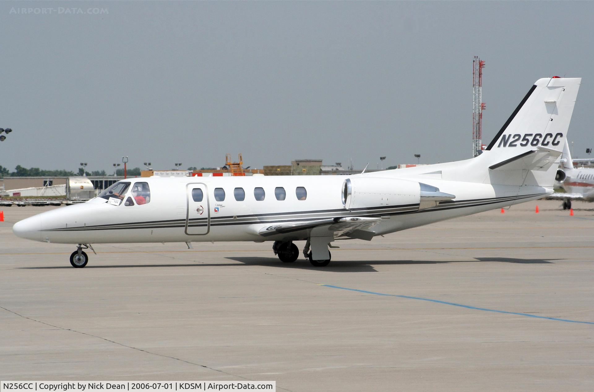 N256CC, 2001 Cessna 550 C/N 550-0965, KDSM