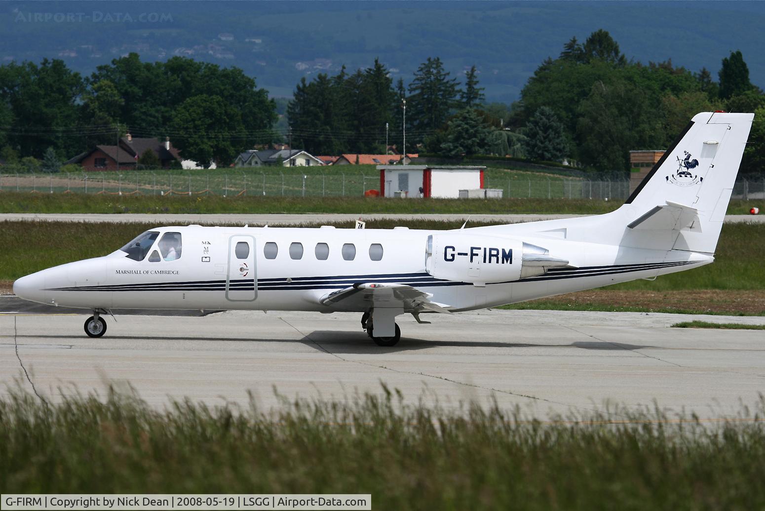 G-FIRM, 2000 Cessna 550B Citation Bravo C/N 550-0940, LSGG