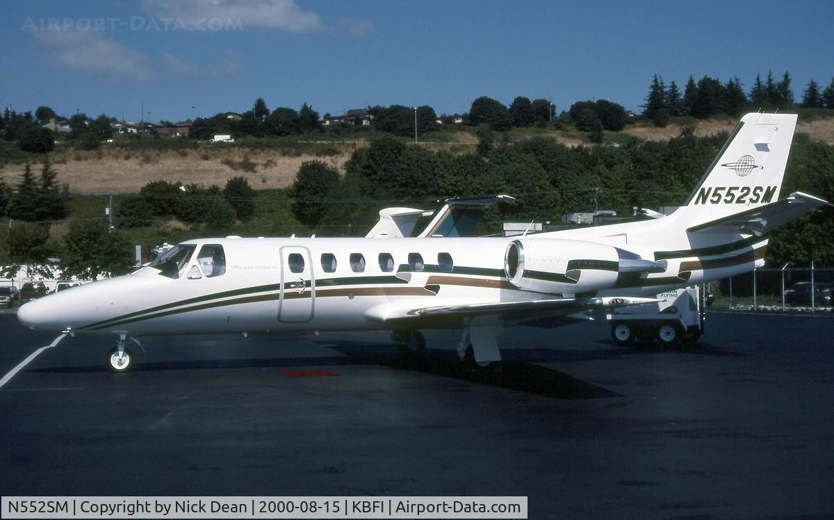 N552SM, 2000 Cessna 550 C/N 550-0929, KBFI