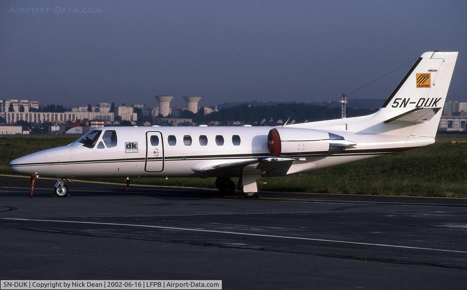 5N-DUK, 2000 Cessna 550 Citation Bravo C/N 550-0925, LFPB