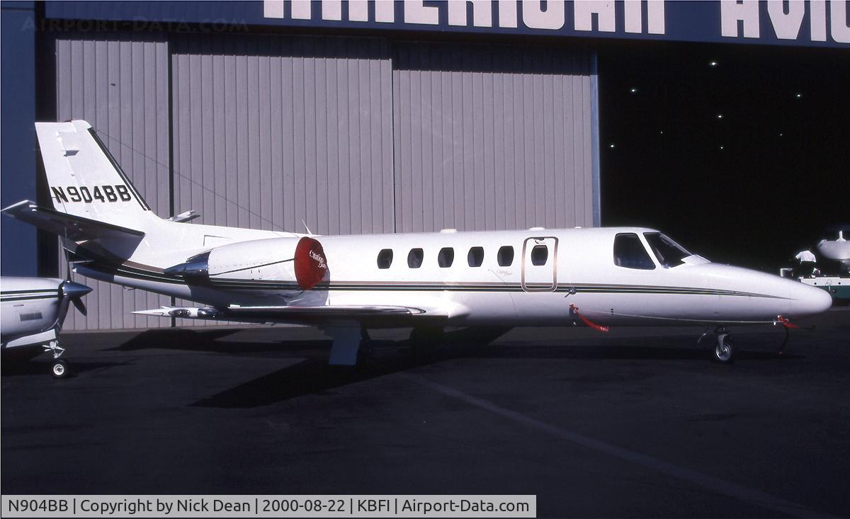 N904BB, 2000 Cessna 550 C/N 550-0904, KBFI