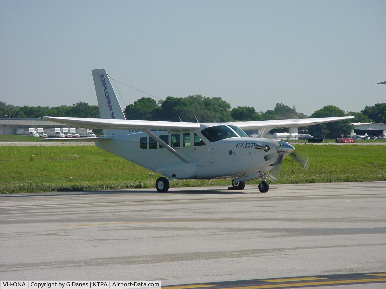 VH-ONA, 1997 AEA 500T Explorer C/N 350-001, Taken at Tampa, Florida 2003