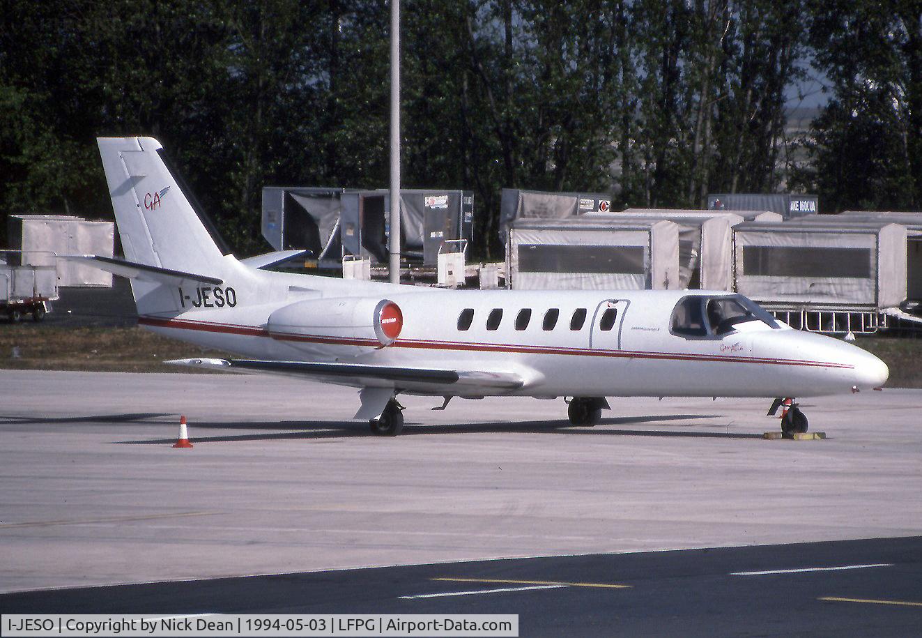 I-JESO, 1981 Cessna 550 Citation II C/N 550-0255, LFPG (Currently registered D-CIAO)