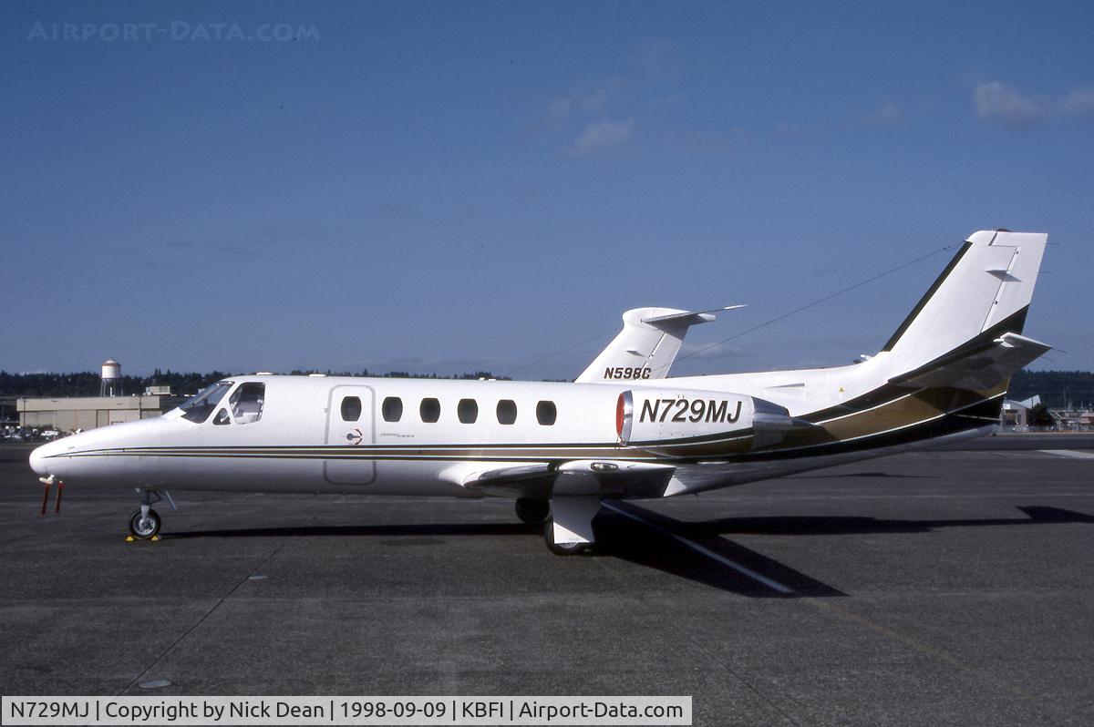 N729MJ, 1981 Cessna 550 Citation II C/N 550-0271, KBFI