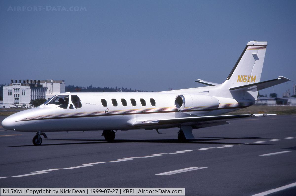 N15XM, 1981 Cessna 550 Citation II C/N 550-0308, KBFI