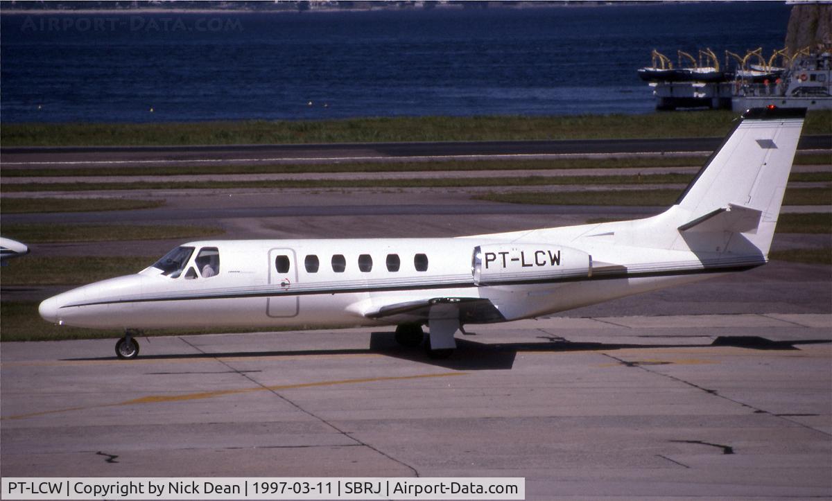 PT-LCW, 1981 Cessna 550 Citation II C/N 550-0333, SBRJ