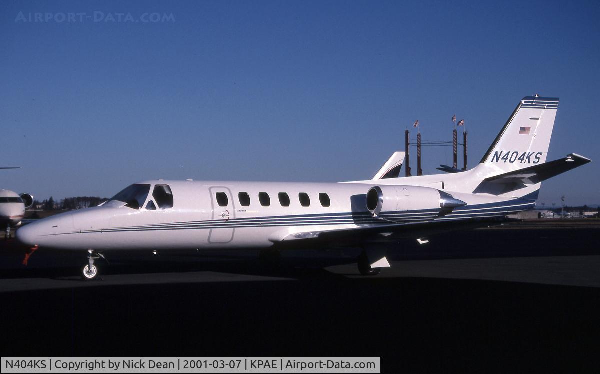 N404KS, 1981 Cessna 550 Citation II C/N 550-0334, KPAE