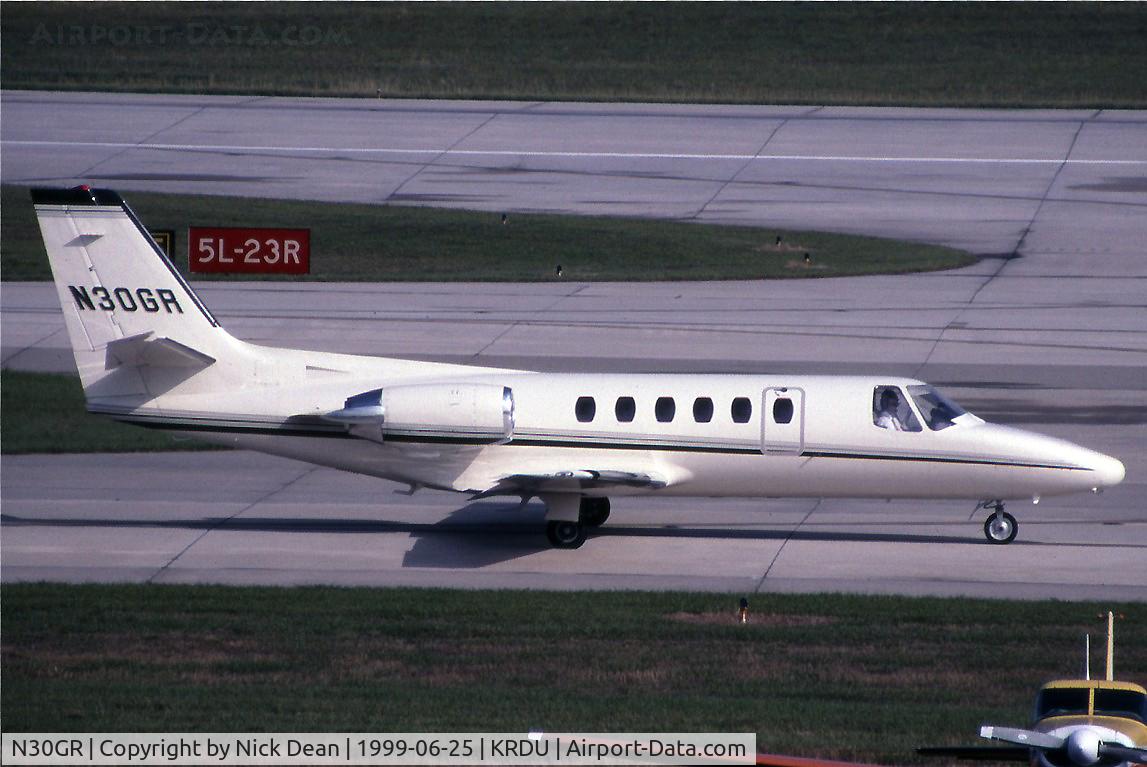 N30GR, Cessna 550 C/N 550-0656, KRDU