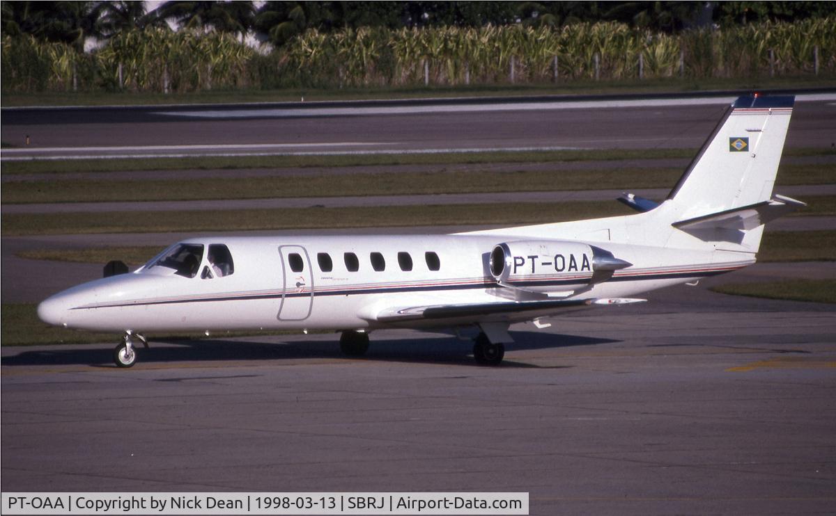PT-OAA, 1990 Cessna 550 Citation II C/N 550-0635, SBRJ