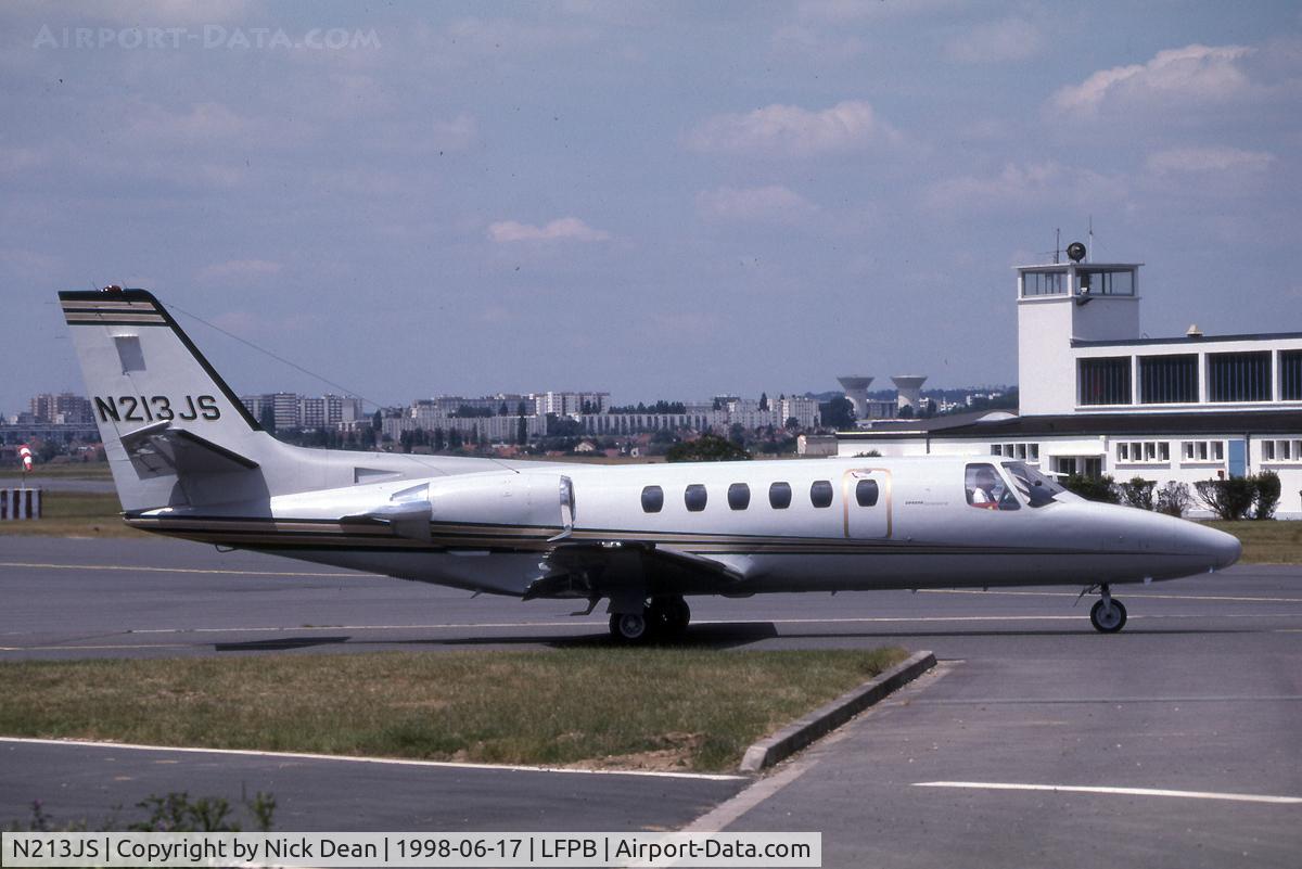 N213JS, 1989 Cessna 550 Citation II C/N 550-0597, LFPB