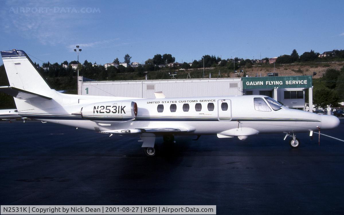 N2531K, 1989 Cessna 550 Citation II C/N 550-0594, KBFI
