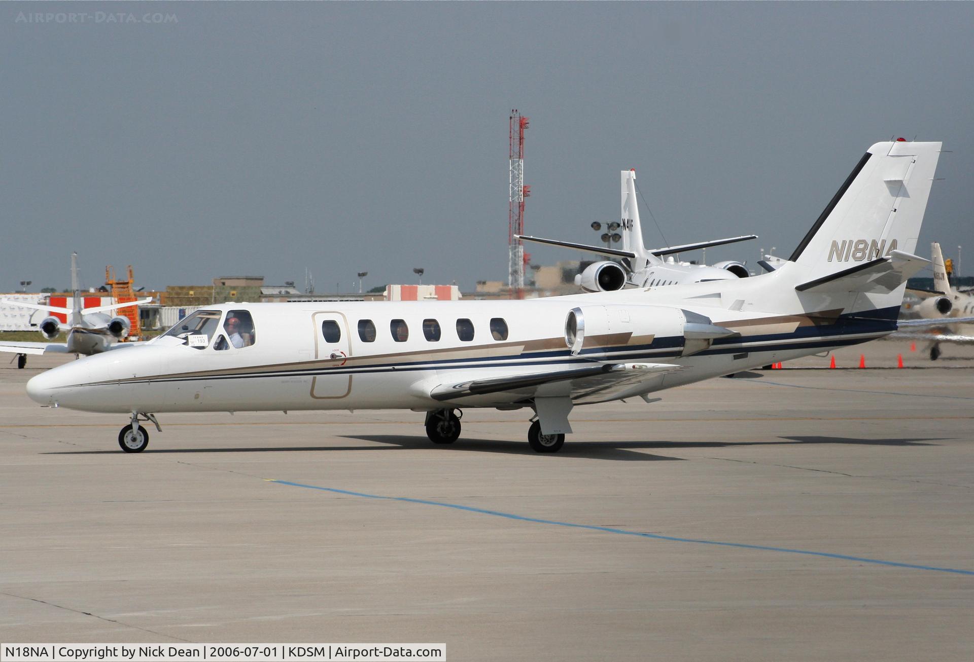 N18NA, 1988 Cessna 550 C/N 550-0580, KDSM