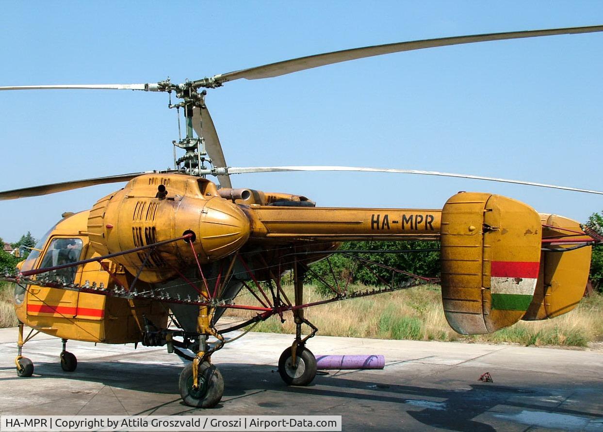 HA-MPR, 1978 Kamov Ka-26 Hoodlum C/N 7806315, Tata off airport - Hungary