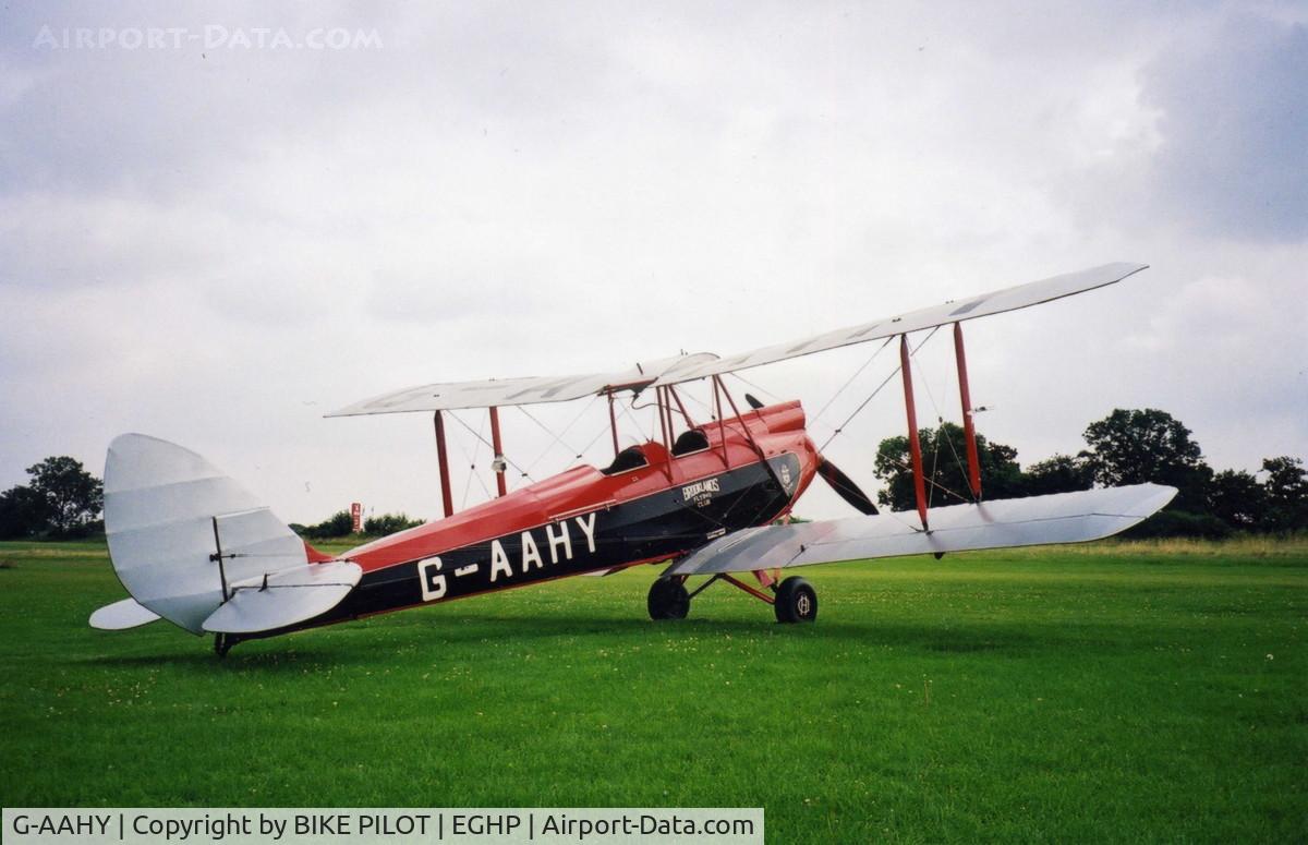 G-AAHY, 1929 De Havilland DH.60M Moth C/N 1362, BEAUTIFUL MOTH AT POPHAM
