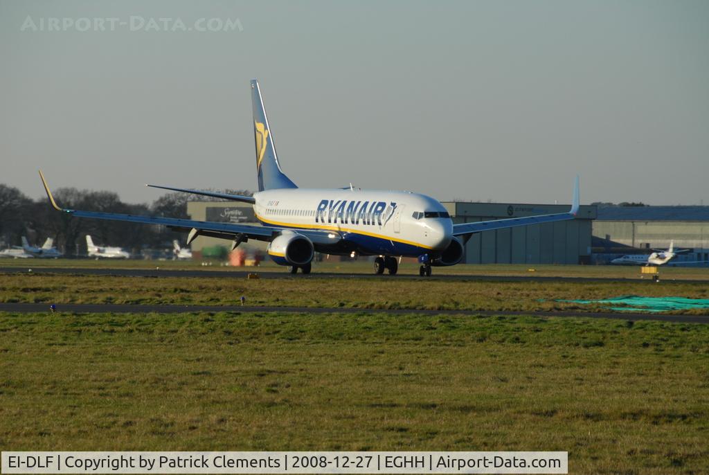 EI-DLF, 2006 Boeing 737-8AS C/N 33588, RYANAIR TOUCHDOWN 08 BOURNEMOUTH
