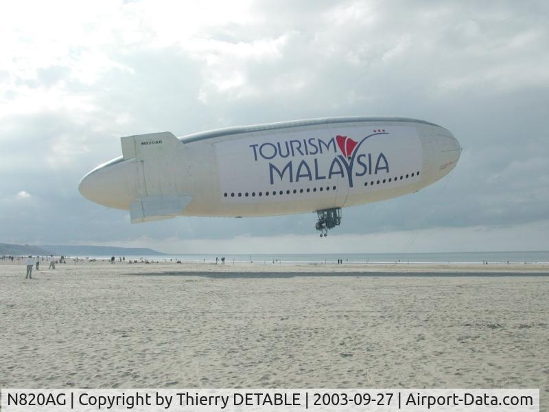 N820AG, Worldwide Aeros Corp AEROS-40B C/N AEROS 40B-18, On the DEAUVILLE Beach France