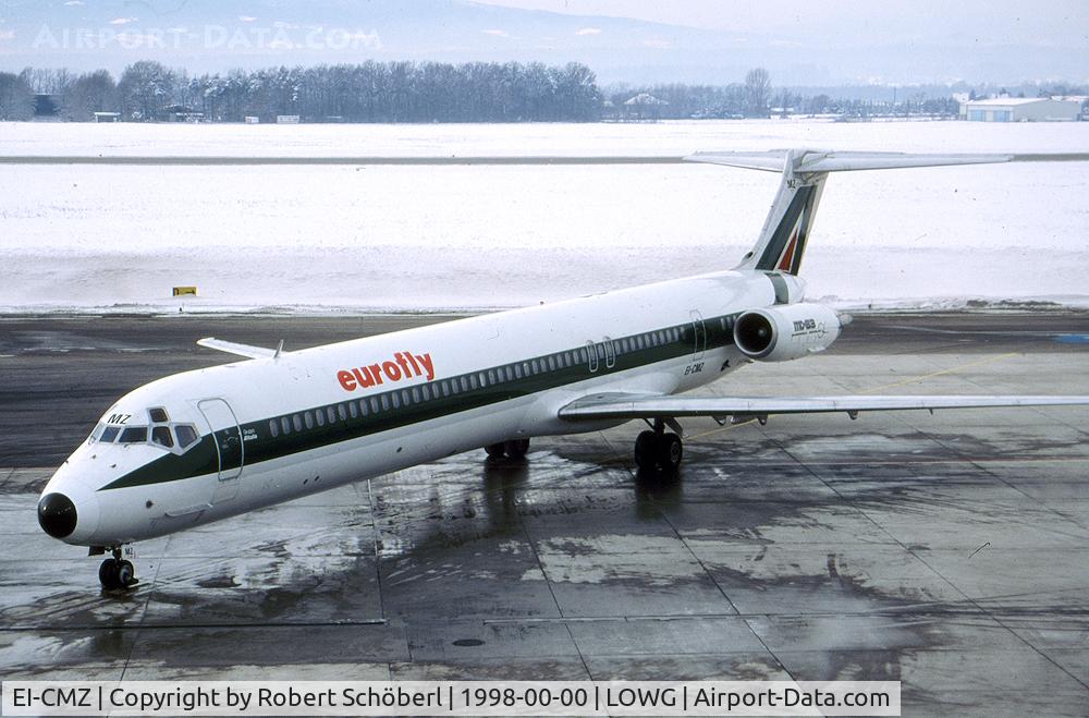 EI-CMZ, 1986 McDonnell Douglas MD-83 (DC-9-83) C/N 49390, Flight to GRZ/LOWG