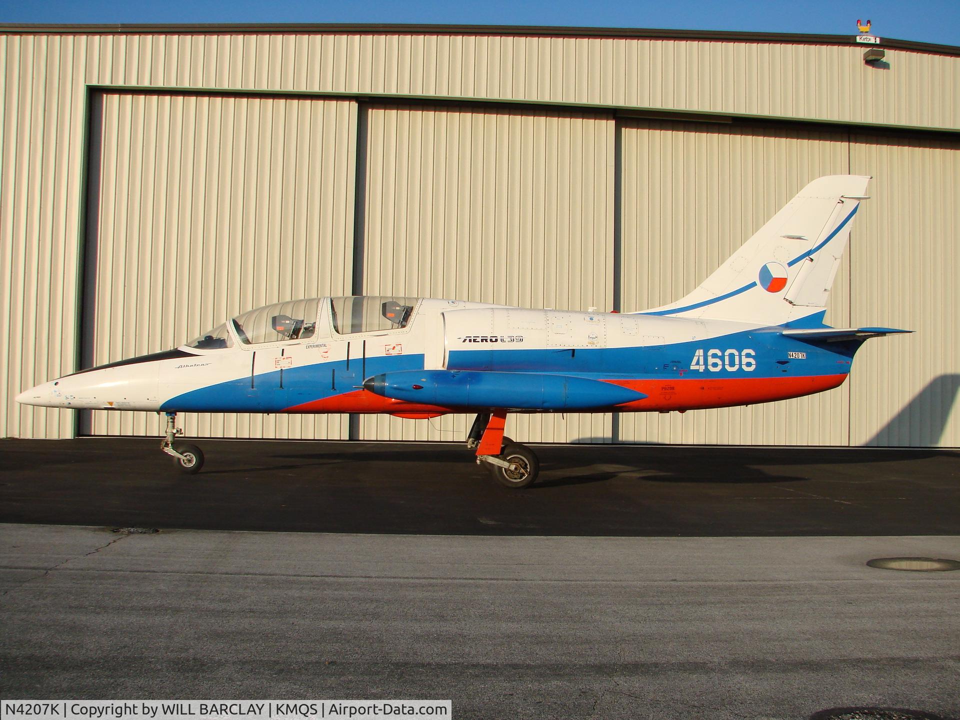 N4207K, 1988 Aero L-39C Albatros C/N 834606, Very Late L39C   low times