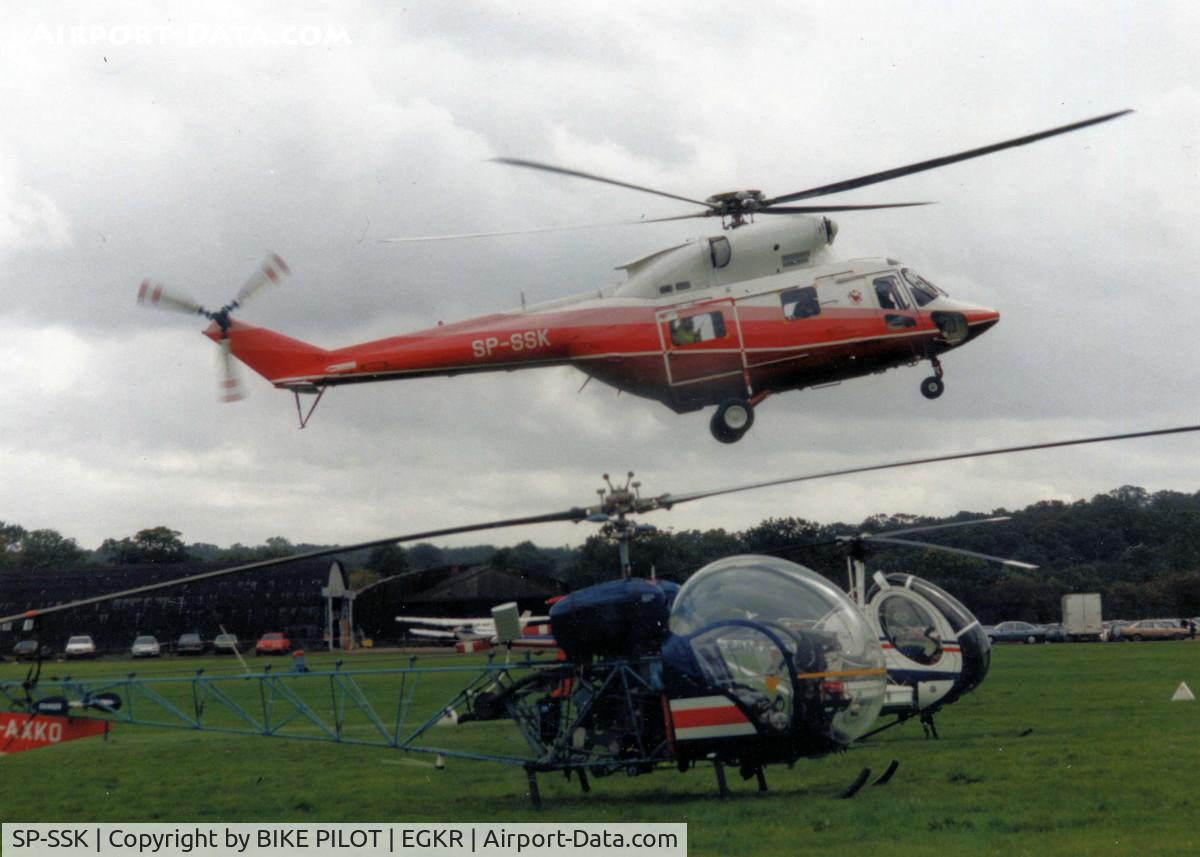 SP-SSK, PZL-Swidnik W-3A Sokol C/N 300420, DISPLAYING AT THE HELITECH SHOW AT REDHILL