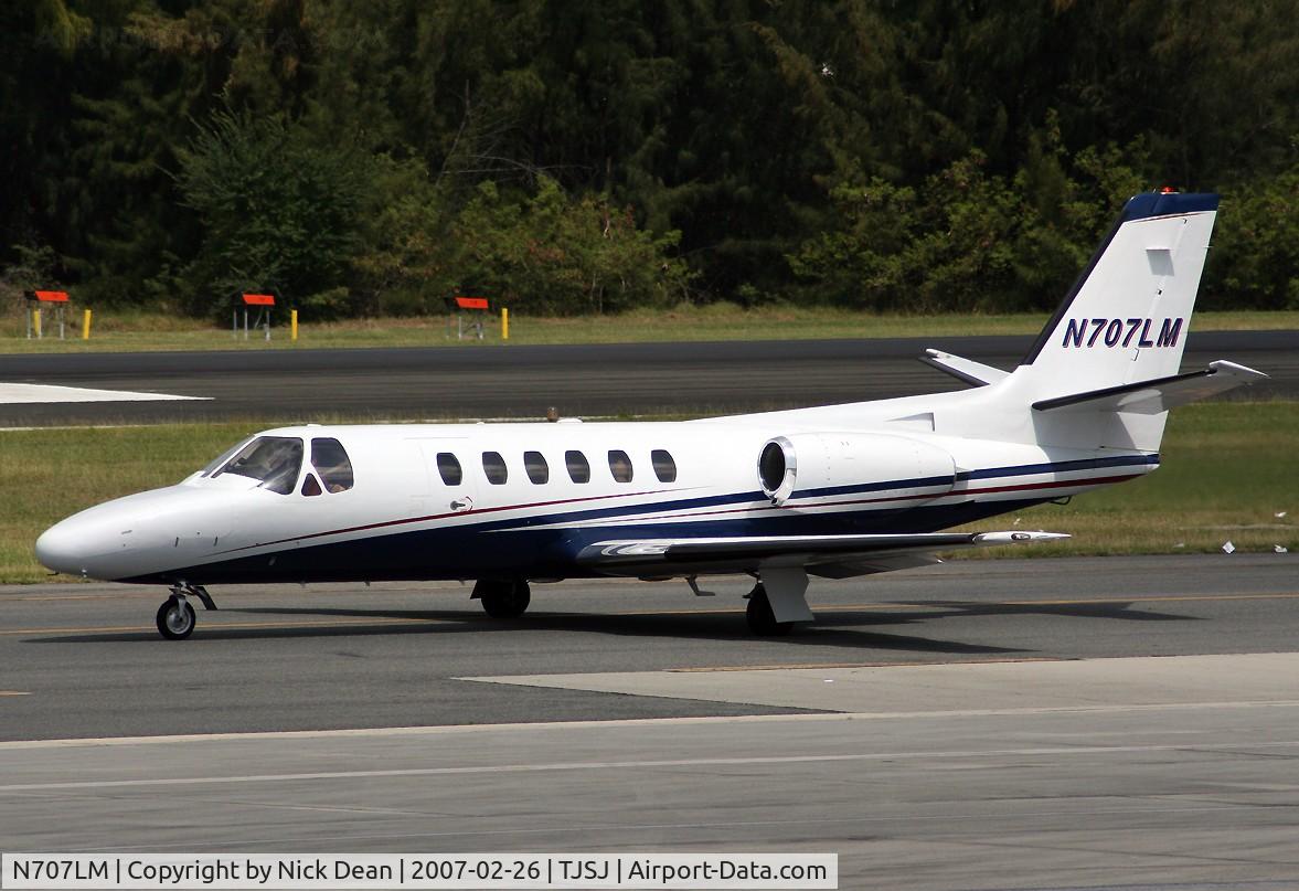 N707LM, 1981 Cessna 550 Citation II C/N 550-0398, TJSJ