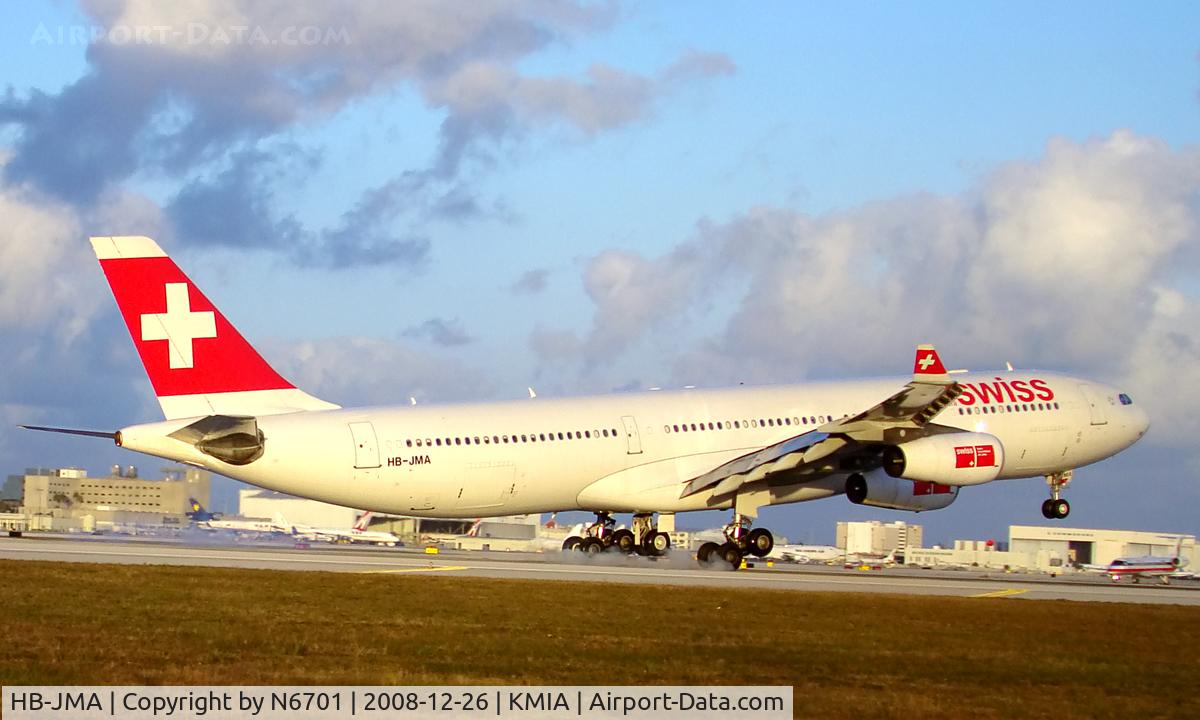 HB-JMA, 2003 Airbus A340-313 C/N 538, Swiss