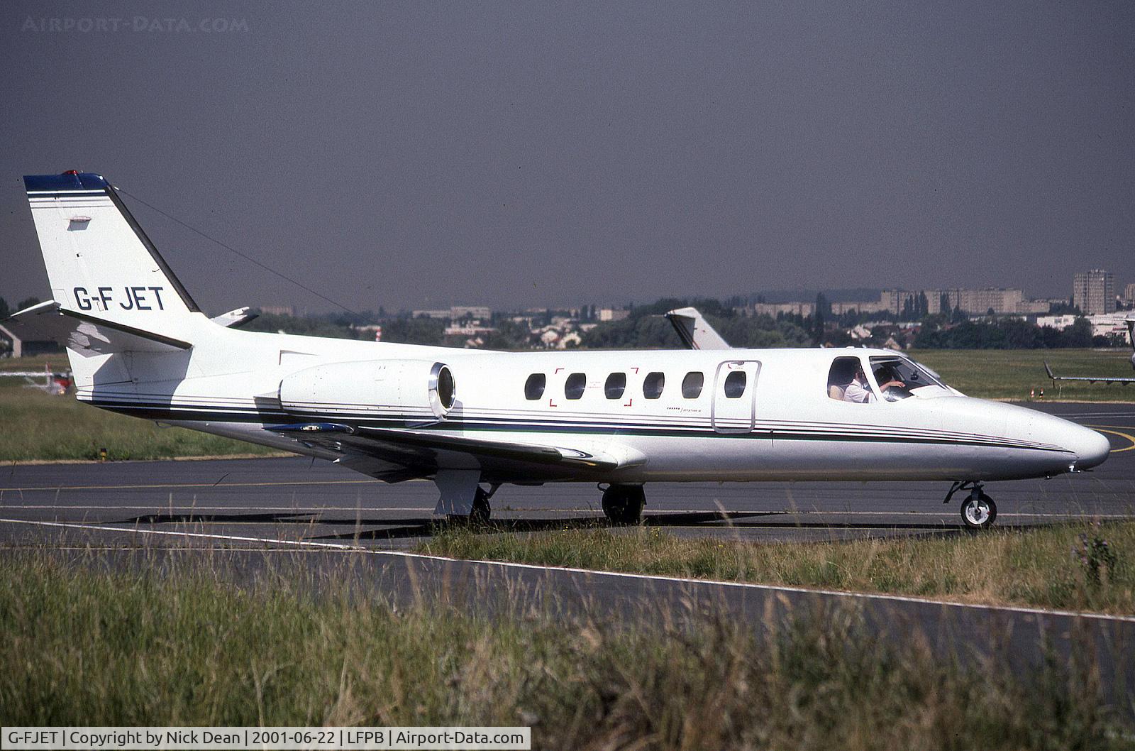 G-FJET, 1982 Cessna 550 Citation II C/N 550-0419, LFPB
