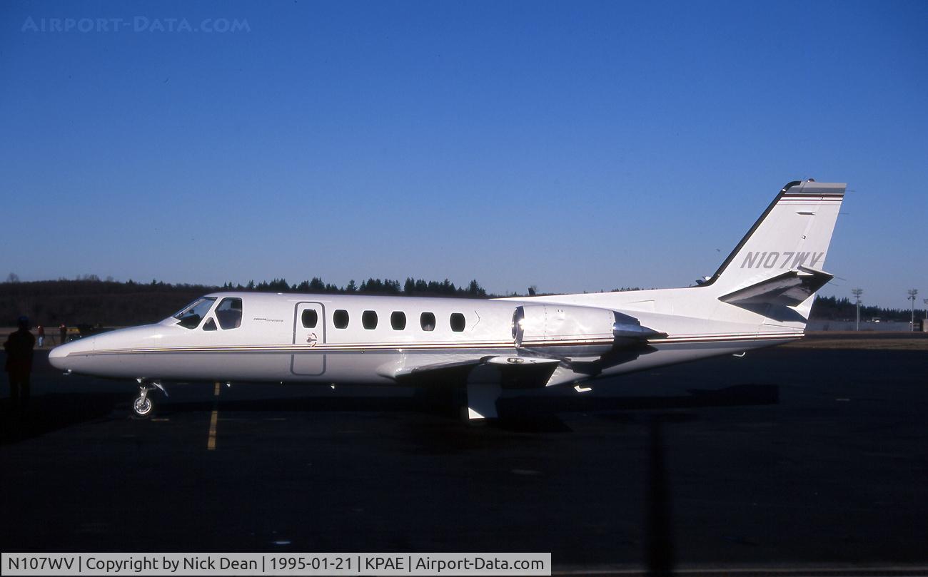 N107WV, 1982 Cessna 550 Citation II C/N 550-0428, KPAE