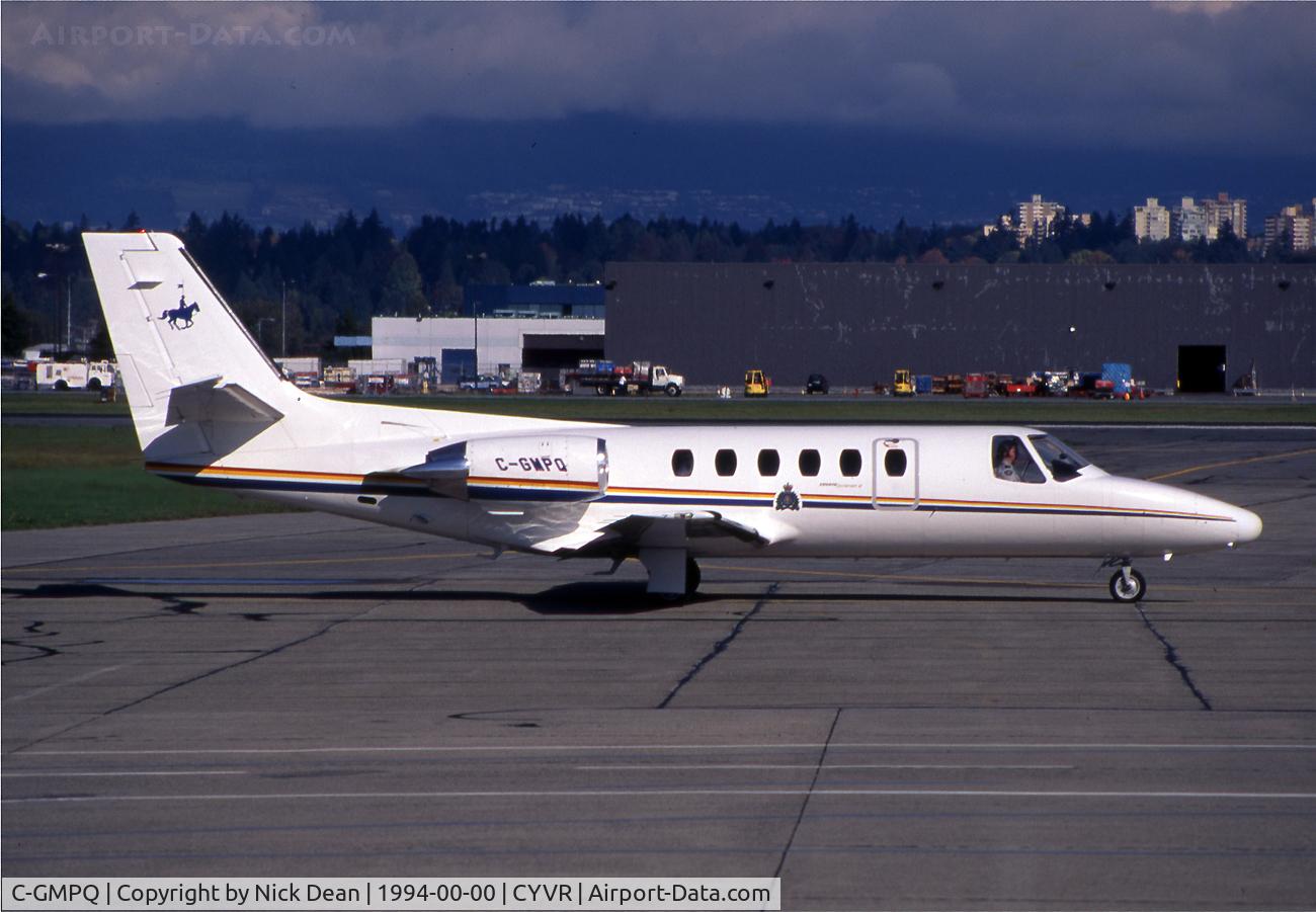 C-GMPQ, 1983 Cessna 550 Citation II C/N 550-0456, CYVR
