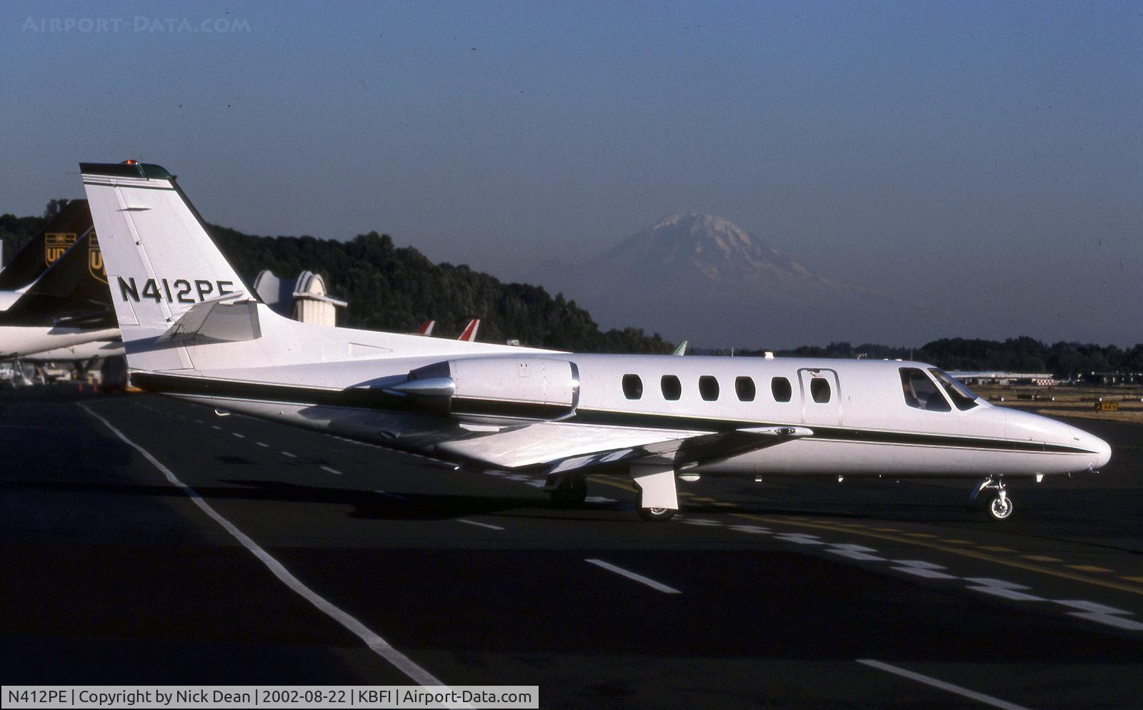 N412PE, 1983 Cessna 550 Citation II C/N 550-0483, KBFI