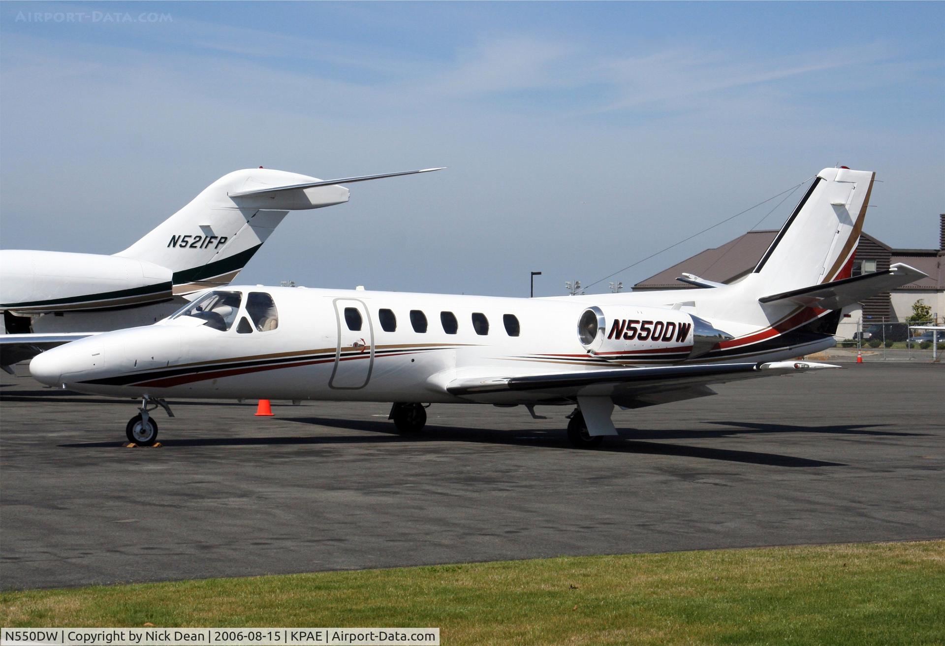 N550DW, Cessna 550 C/N 550-0487, KPAE