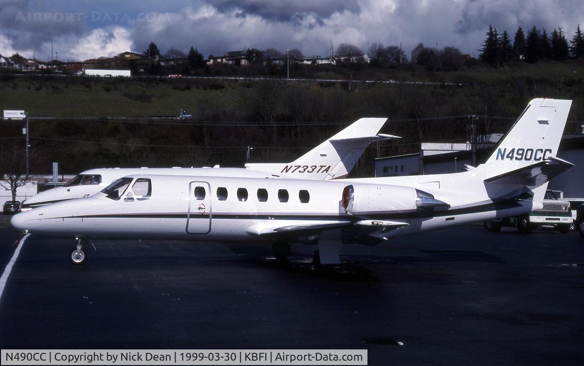 N490CC, 1984 Cessna 550 C/N 550-0490, KBFI
