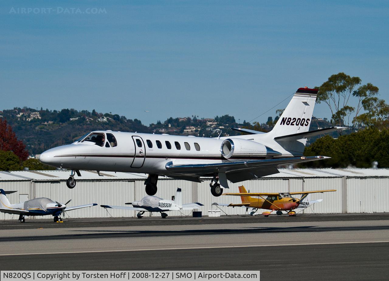 N820QS, 2004 Cessna 560 Citation Encore C/N 560-0650, N820QS arriving on RWY 21
