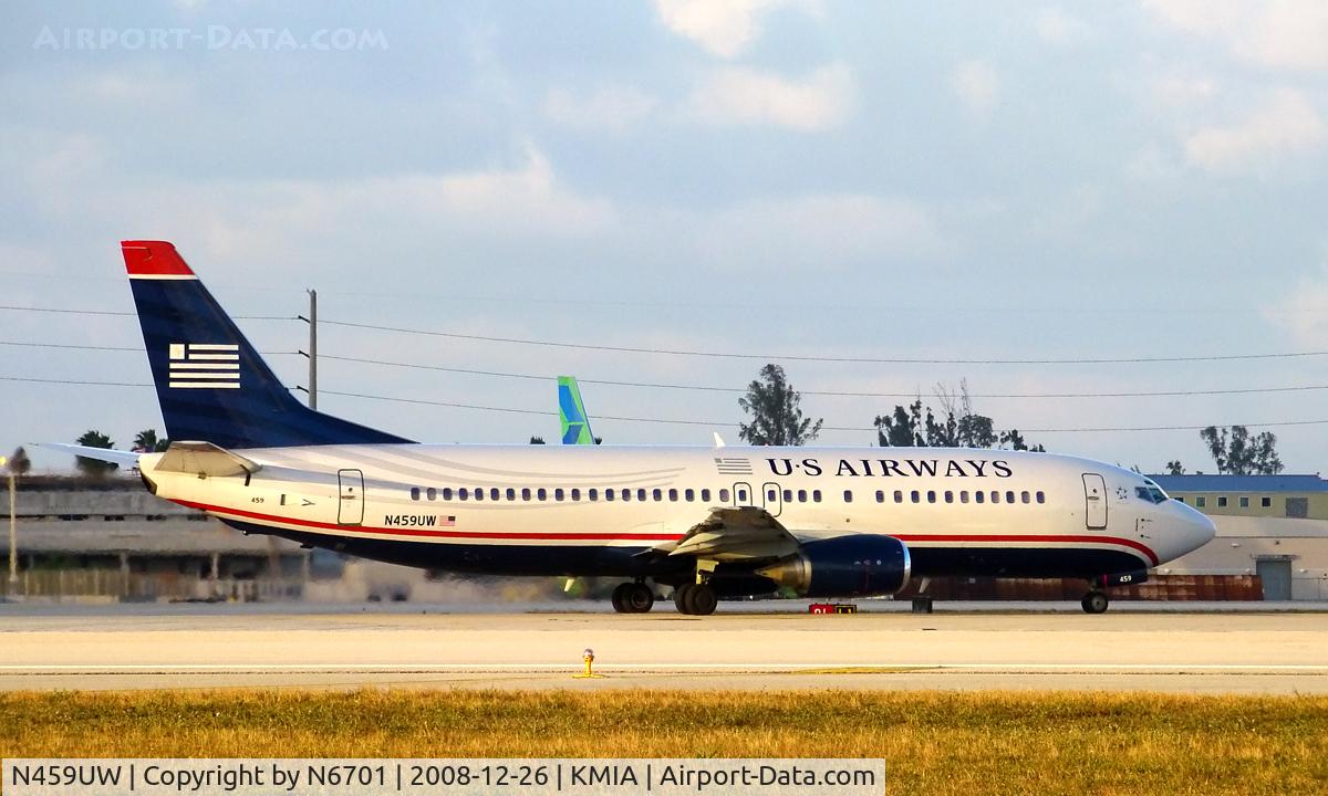 N459UW, 1991 Boeing 737-4B7 C/N 25023, US Airways