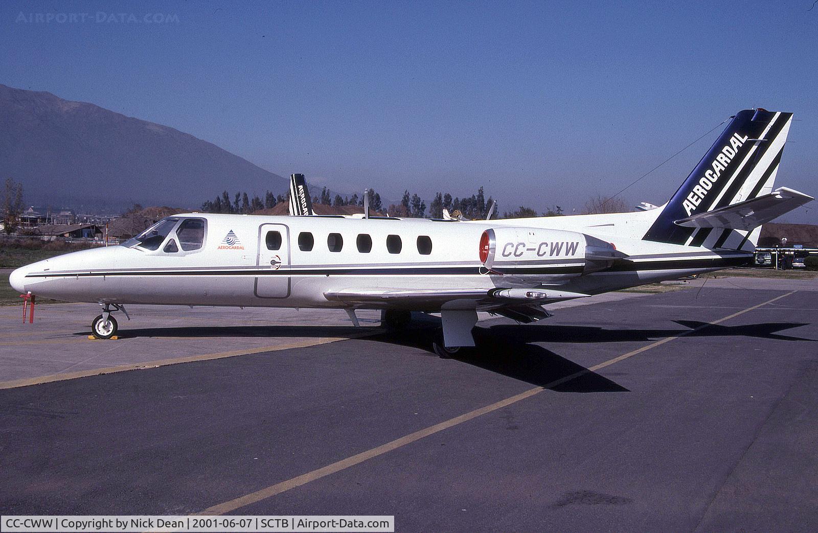 CC-CWW, 1984 Cessna S550 Citation IIS C/N S550-0002, SCTB Tobolaba airfield