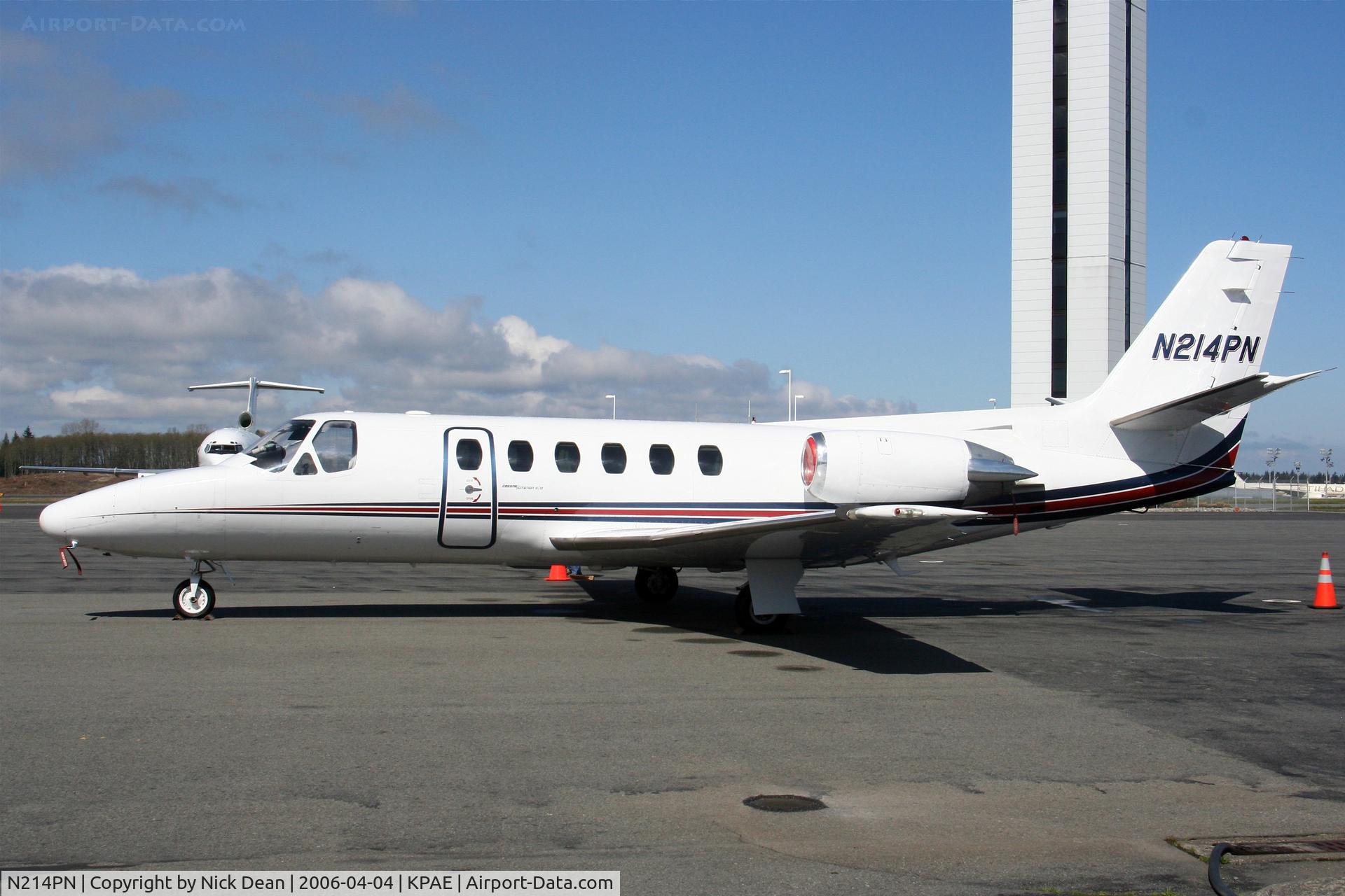 N214PN, 1985 Cessna S550 Citation IIS C/N S550-0038, KPAE