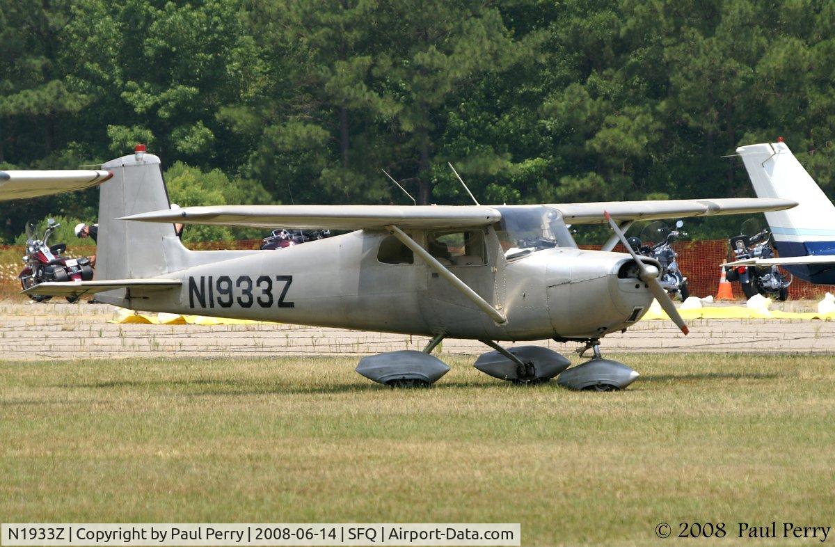N1933Z, 1962 Cessna 150C C/N 15059733, Metallic visage on the grass