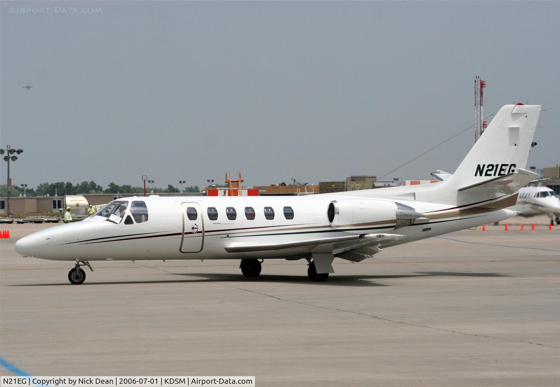 N21EG, 1986 Cessna S550 Citation IIS C/N S550-0087, KDSM
