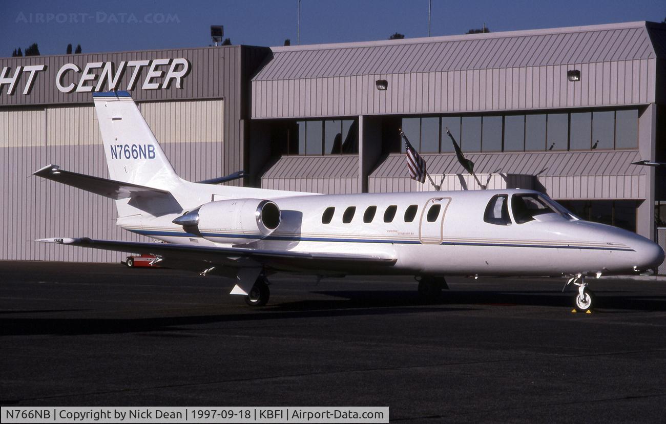 N766NB, 1988 Cessna S550 Citation IIS Citation IIS C/N S550-0156, KBFI