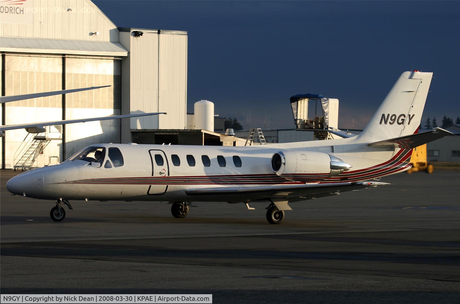 N9GY, 1988 Cessna S550 Citation IIS C/N S550-0159, KPAE