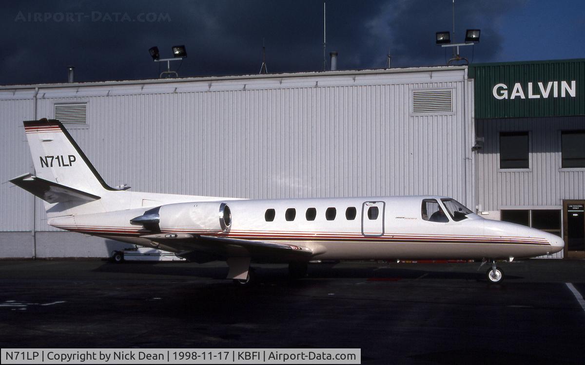 N71LP, 1981 Cessna 551 Citation II/SP C/N 551-0039, KBFI (Seen here as N71LP and currently registered N551GF as posted)