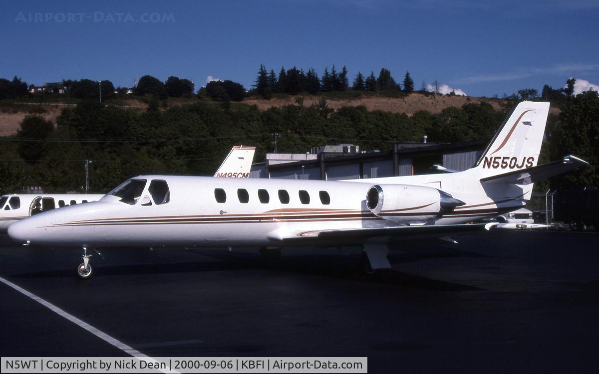 N5WT, 1979 Cessna 551 Citation II/SP C/N 551-0149, KBFI (Seen here as N550JS and currently registered N5WT as posted for C/N accuracy)