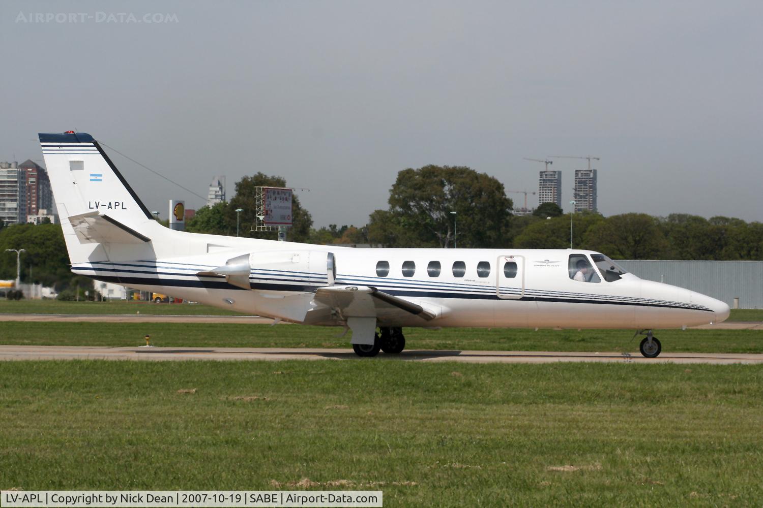LV-APL, 1981 Cessna 551 citation II C/N 551-0361, SABE