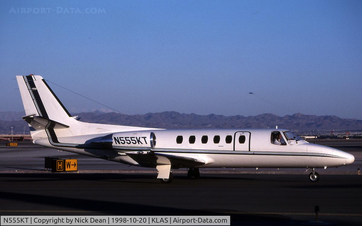 N555KT, 1982 Cessna 550 Citation II C/N 550-0420, KLAS