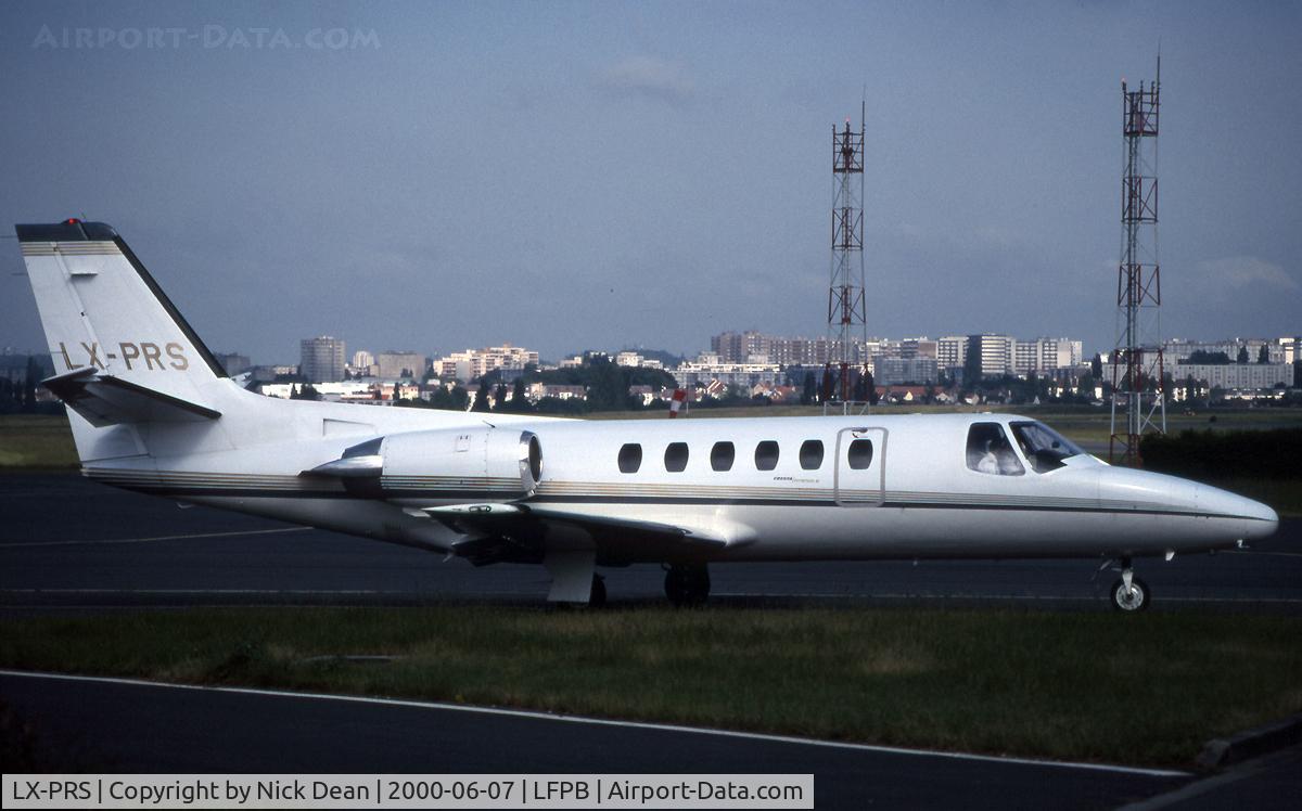 LX-PRS, 1984 Cessna 551 Citation II/SP C/N 551-0496, LFPB